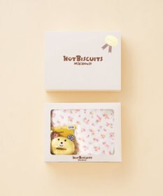 MIKI HOUSE HOT BISCUITS ガーゼバスタオル＆ラトルギフトセット【BOX付き】