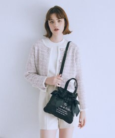Maison de FLEUR ダブルリボン2Wayトートバッグ