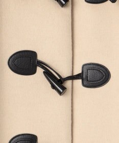 組曲 バイカラーダッフル ウールコート