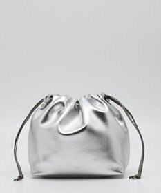 blancle メタリックレザー ドローストリング2wayバッグ