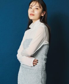 uncrave ラメ シャギー ニット バンドゥ（uncrave STANDARD）