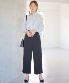 ANY SIS 【UVケア】イージーケアストライプ シャツ