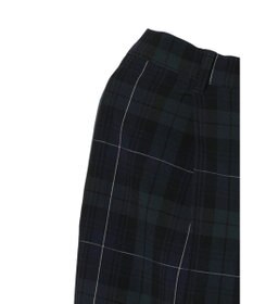 Green Parks きれいシルエットチェックパンツ