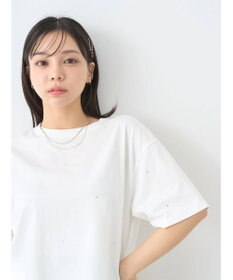 earth music&ecology キラキララインストーンプルオーバー