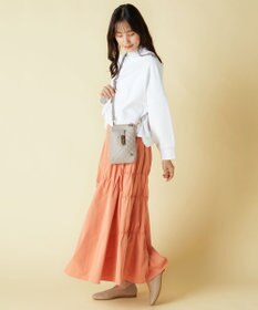 LA BAGAGERIE シープレザー　キルティングスマホショルダー