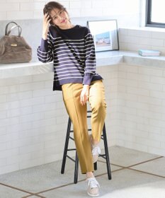 ANY SIS 【Oggi1月号掲載】ショルダーパール調 ニット