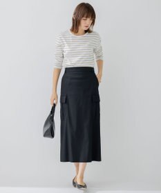 23区 L 【洗える】Armor-lux スムース ボーダー カットソー