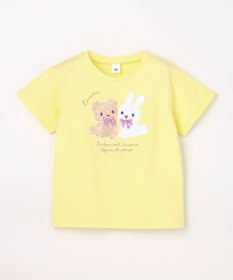 ANY KIDS 【綿100%】ドロップショルダーミラクルスパンコールTシャツ