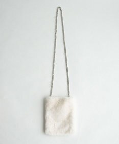 WEGO ファーチェーンミニショルダー