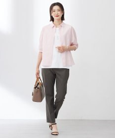 J.PRESS LADIES L 【洗える】BEZ 空羽ストライプ シャツ ブラウス