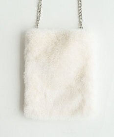 WEGO ファーチェーンミニショルダー