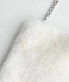 WEGO ファーチェーンミニショルダー