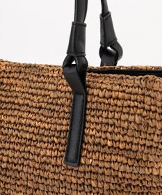 自由区 【カタログ掲載】ラフィアテーパードトート バッグ