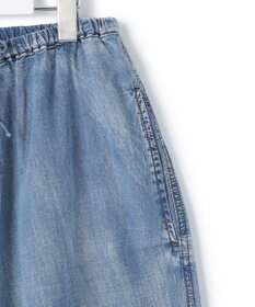 J.PRESS YORK STREET 【WOMEN】ライトダンガリー リラックスワイド パンツ