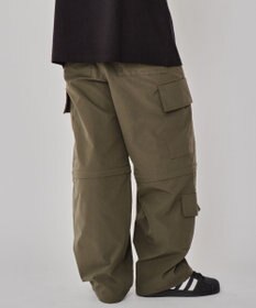 WEGO 【MLサイズ展開】2WAYリップストップカーゴパンツ