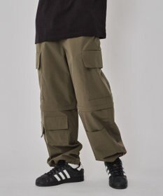 WEGO 【MLサイズ展開】2WAYリップストップカーゴパンツ