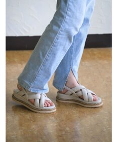 BONTRE 【LucaGrossi/ルカグロッシ】厚底パフィークロスサンダル/H760S-US