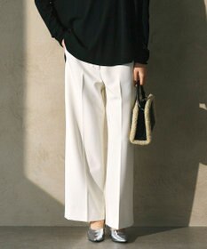 ICB 【洗える】 Peツイルダウンファブリック ワイドパンツ