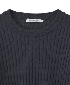 AMERICAN HOLIC ミニケーブルショート丈プルオーバー