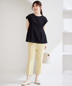 ANY SIS 【接触冷感・UVカット・撥水】クールタッチテーパード パンツ