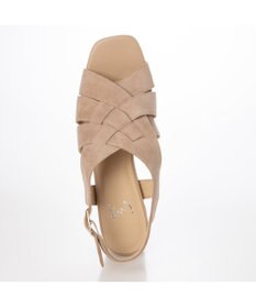 ing <ing>レザーメッシュサンダル