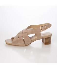 ing <ing>レザーメッシュサンダル