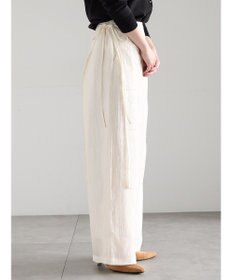 Te chichi チーフ刺繍ラップスカート付きパンツ