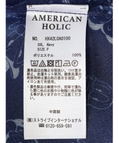 AMERICAN HOLIC 総柄シアーショート丈シャツ／Ｄｉｓｎｅｙ