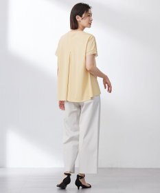 J.PRESS LADIES 【洗える・接触冷感】プレーティングジャージー フレア カットソー