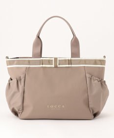TOCCA DUAL RIBBON NYLON TOTE L トートバッグ L