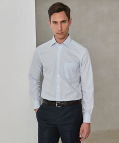 GOTAIRIKU 【形態安定】PREMIUMPLEATS_セミワイドカラー 通年ドレスシャツ_ストライプ(25/26年モデル)