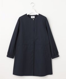 J.PRESS LADIES 【洗える】 ソロテックスドライツイル ノーカラー コート