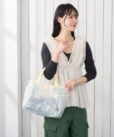 ROOTOTE 3670【仕切り+自立】LT.デリ.パルーティ.クリア-A