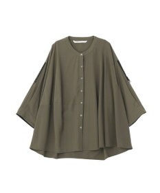 YECCA VECCA 2wayドロストスリーブバンドカラーシャツ