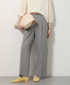 Green Parks きれシルストレートワイドパンツ