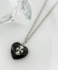 WEGO Lクロスハートネックレス