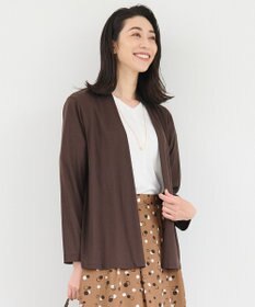自由区 【好評につき新色追加・接触冷感・UVカット・洗える・XSサイズあり】ハンディカーディガン ミドル丈