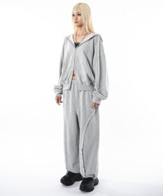 WEGO 【ユニセックス着用ITEM】バルーン3Dスウェットパンツ