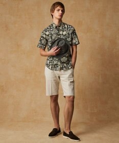 JOSEPH ABBOUD 【洗える・サイズ調整可】ウォッシャブルヘリンボーン ハット