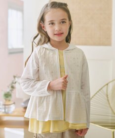 組曲 KIDS 【110-140㎝】 オパールレーシーパーカー