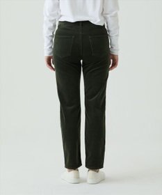 caqu レギュラーストレート 裏起毛コーデュロイパンツ