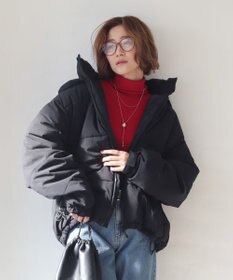 WEGO 【25年秋冬新作/ユニセックス着用ITEM/SMLサイズ展開】2WAYパファーブルゾン