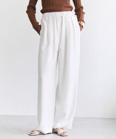 BEIGE， RUE / ドライタッチイージーセミワイドパンツ