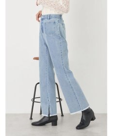 earth music&ecology フロントポケットフレアデニム