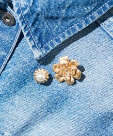 AMERICAN HOLIC ２セットフラワーブローチ