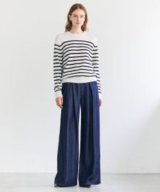 BEIGE， FRANKLIN / ドレープタックワイドパンツ