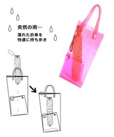 ROOTOTE 3629【傘用トート:折畳傘】SN.CASAカーサ.オリ.クリア-A