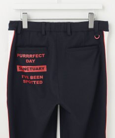 PW CIRCULUS 【MEN】【洗える/帯電防止/ストレッチ】ロゴ サイドライン パンツ