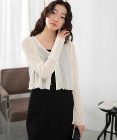 WEGO 【紫外線対策】シアーカーディガン