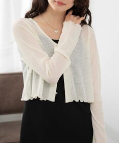 WEGO 【紫外線対策】シアーカーディガン